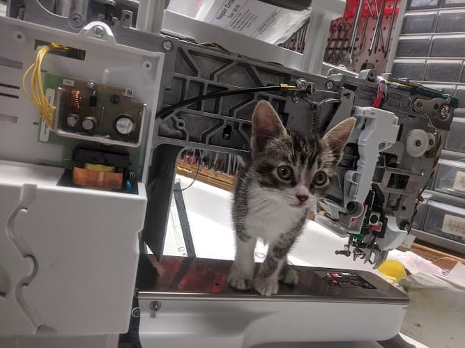 Dog trainer Hokema's Sewing and Vacuum Center Redding