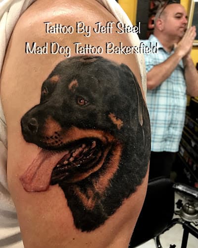 Dog walker Mad Dog Tattoo Bakersfield