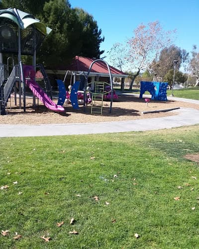 Dog walker TownGate Memorial Park Moreno Valley