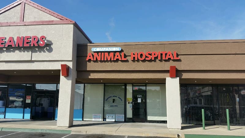 Pet boarding service Companion Animal Hospital of Woodward Park Fresno