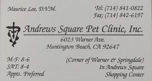 Dog day care center Andrews Square Pet Clinic Huntington Beach