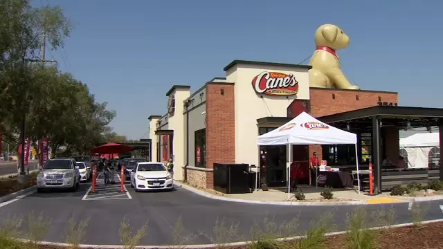 Dog walker Raising Cane's Chicken Fingers Visalia